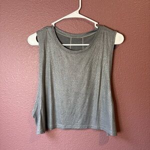 Lululemon Athletica Silver Muscle Tank Top